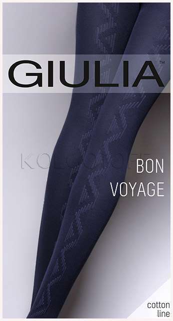 Колготки женские с узором GIULIA Bon Voyage 200 model 2